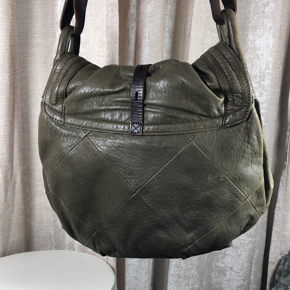 Revel New York Two Tone Leather Saddlebag - Picture 3 of 13